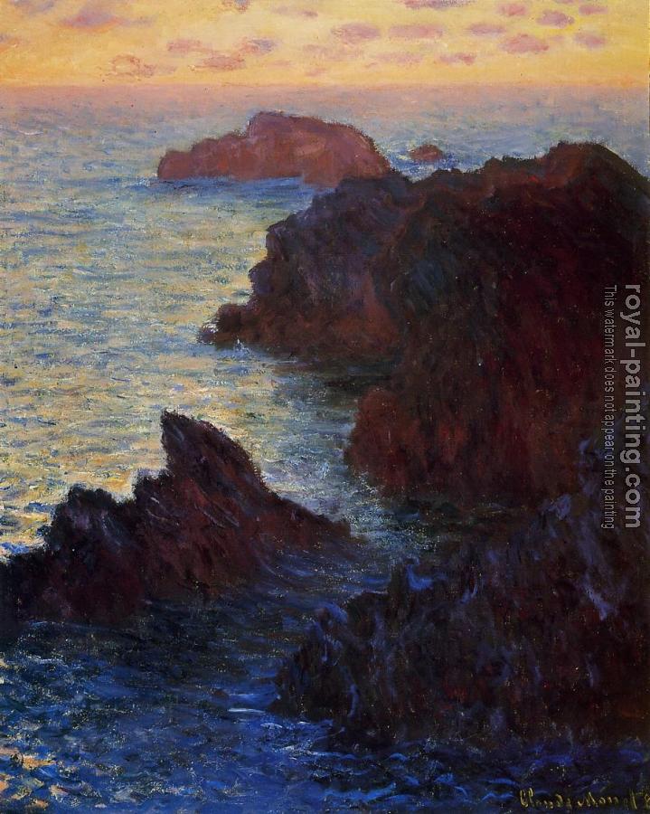 Claude Oscar Monet : Rocky Point at Port-Goulphar